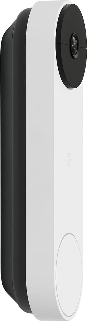 Google Nest Doorbell ringeklokke med kamera (cotton white) Elkjøp