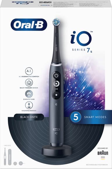 Oral-B iO7 Black Onyx elektrisk tannbørste 364733 (sort)