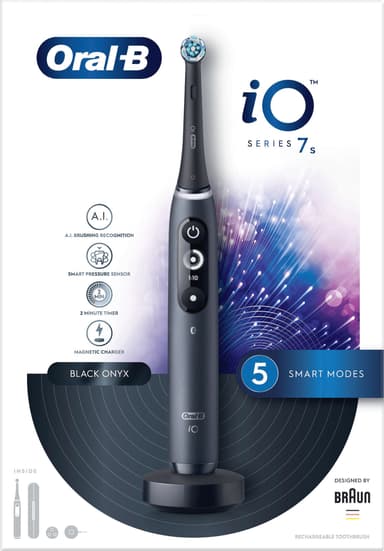 Oral-B iO7 Black Onyx elektrisk tannbørste 364733 (sort)