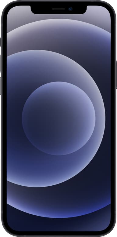 iPhone 12 - 5G smarttelefon 256 GB (sort)