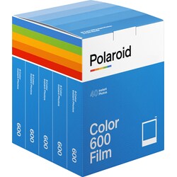 Polaroid 600 fargefilm (5-pakning)