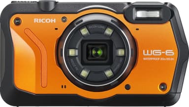 Ricoh kompaktkamera WG-6 (oransje)
