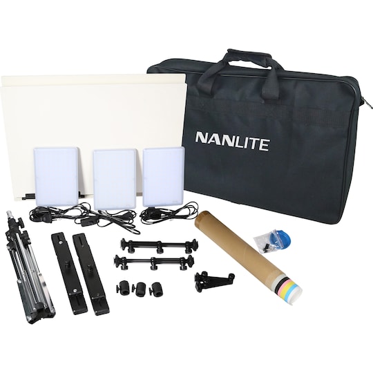 Nanlite Compac 20 3-panel LED-lyssett