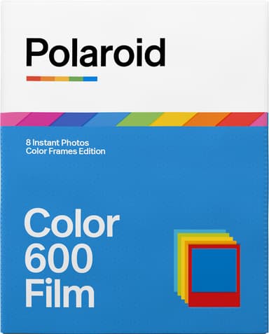Polaroid 600 fargefilm med fargeramme