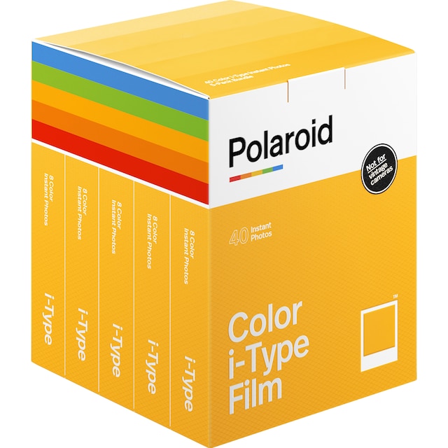 Polaroid i-Type Color fargefilm 5-pakk