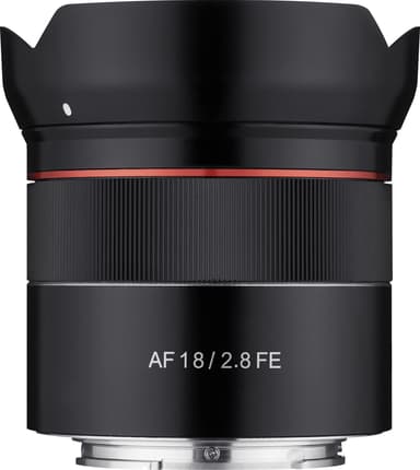 Samyang AF 18mm f/2.8 vidvinkelobjektiv til Sony FE