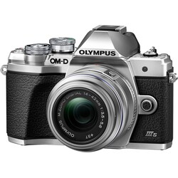 Olympus E-M10 Mark IIIS kompakt systemkamera (sølv)