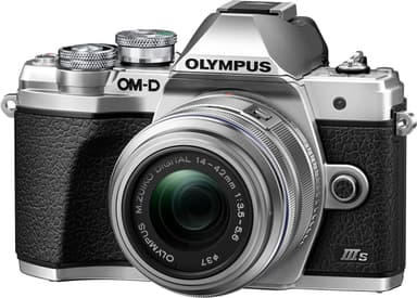 Olympus E-M10 Mark IIIS kompakt systemkamera (sølv)