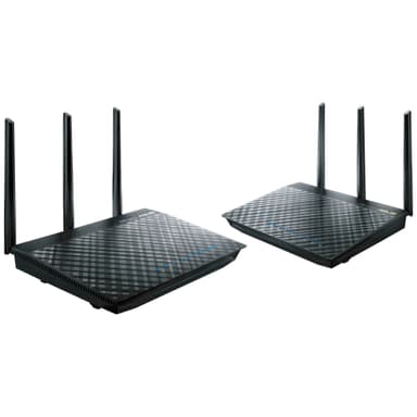 Asus RT-AC66U AiMesh mesh-pakke 2-pakning