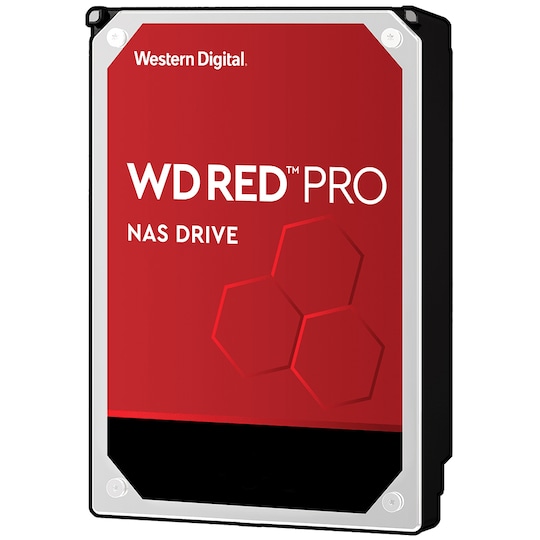 WD Desktop Red Pro 3.5" intern harddisk til NAS (12 TB)