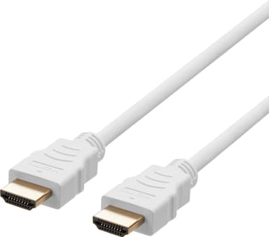 Deltaco Ultra High Speed HDMI kabel (2m / hvit)