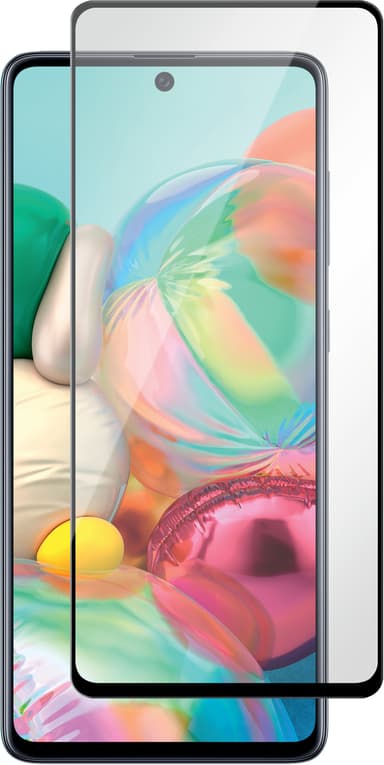Panzer Full-Fit Samsung Galaxy A72 skjermbeskytter (sort)