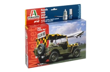 ITALERI 1:35 - Willys Jeep - Komplett sett