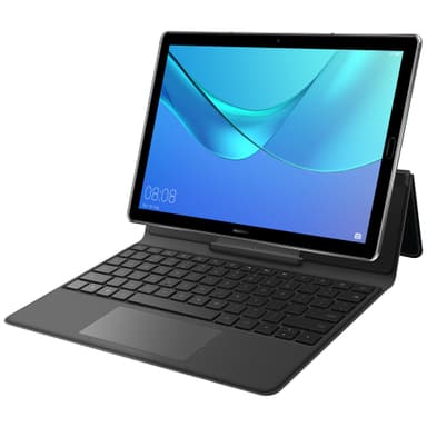 Huawei MediaPad M5 skinndeksel med tastatur (grå)