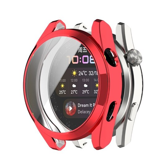 Silikondeksel Huawei Watch 3 Pro - Rød