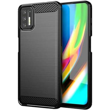 Børstet silikondeksel Motorola Moto G9 Plus