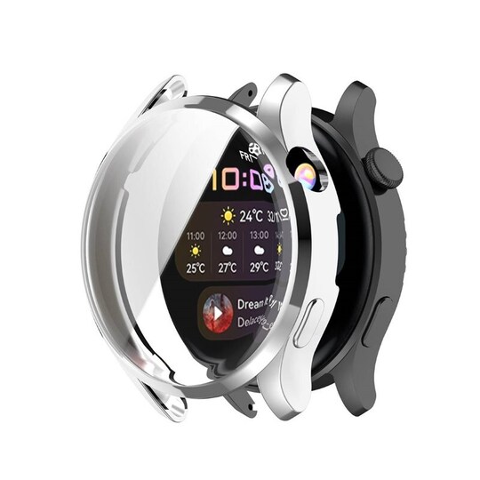Silikondeksel Huawei Watch 3 - Sølv