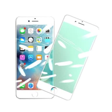 Temperert Skjermbeskyttelse Grønt Lys / Hvit ramme iPhone 6 / 6S