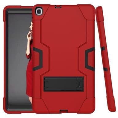 Holdbart deksel med holder for Samsung Galaxy Tab A 10.1 2019 - Rødt