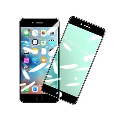 Temperert Skjermbeskyttelse Grønt Lys / Svart ramme iPhone 6 / 6S