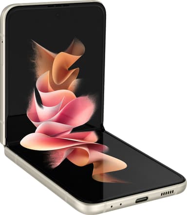 Samsung Galaxy Z Flip 3 smarttelefon 8/128GB (neutral cream)
