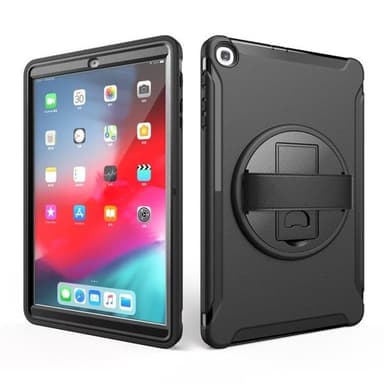 Deksel med roterbart stativ til Samsung Galaxy Tab A 10.1 2019 T510 / T515 Svart
