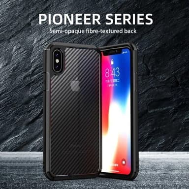 Semi-transparent slagbeskyttelse til iPhone XS Max