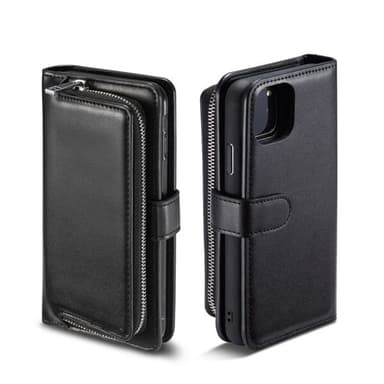 Lommeboksdeksel med myntlomme iPhone 11 Pro Max, Svart