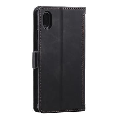 Lommebokdeksel med stativ iPhone XR, svart