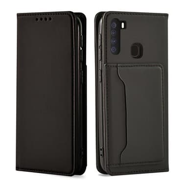 Mobildeksel med kortlomme og magnetisk feste til Samsung Galaxy A21