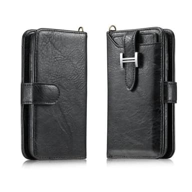 Lommebokdeksel med spenne iPhone 7 Plus / 8 Plus, Svart