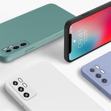 Slagsikkert silikondeksel til Huawei P40 Svart