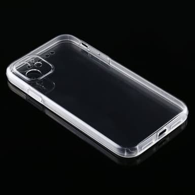 Ekstra tynt dobbelsidig deksel til iPhone 11 Gjennomsiktig