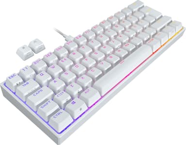 Corsair K65 RGB Mini gamingtastatur (hvit)