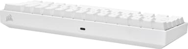 Corsair K65 RGB Mini gamingtastatur (hvit)