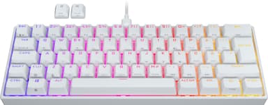 Corsair K65 RGB Mini gamingtastatur (hvit)