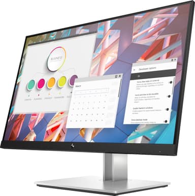 HP EliteDisplay E24 G4 23,8" skjerm (sort)
