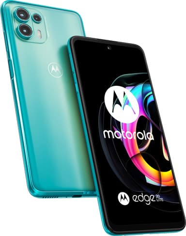 Motorola Edge 20 lite - 5G smarttelefon 8/128GB (lagoon green)