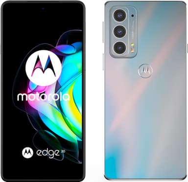Motorola Edge 20 smarttelefon 8/128GB  (frosted white)