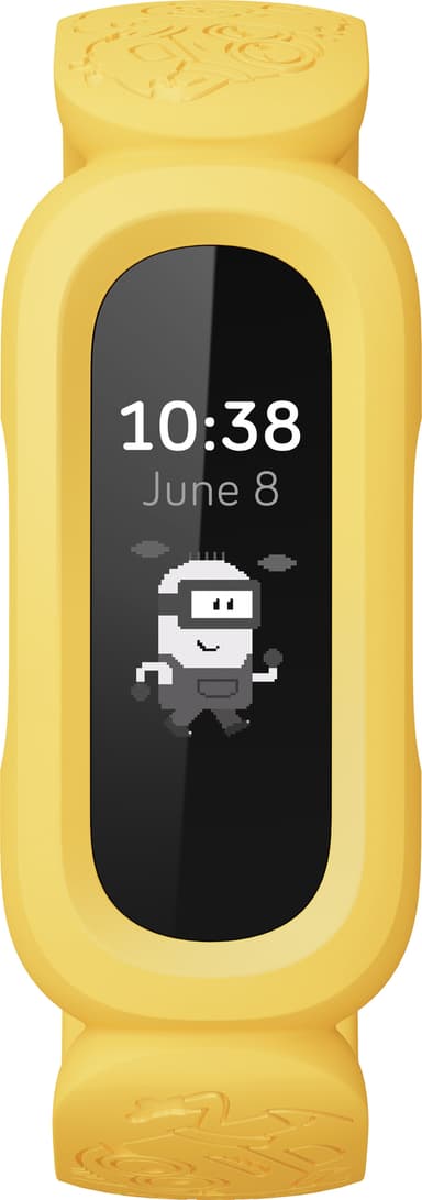 Fitbit Ace 3 aktivitetsmåler for barn (Minions sort/gul)