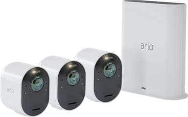 Arlo Ultra 4K trådløst overvåkningssystem (3-pakning)