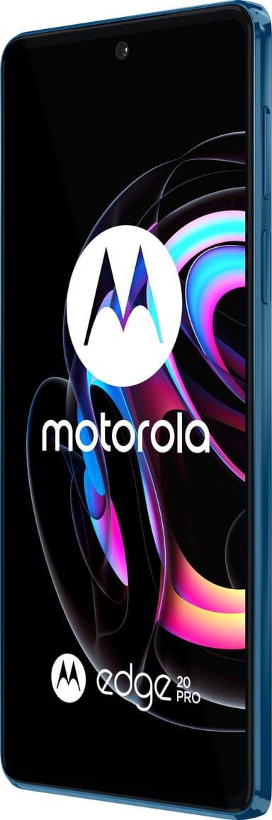 Motorola Edge 20 Pro - 5G smarttelefon 12/256GB (indigo vegan leather)