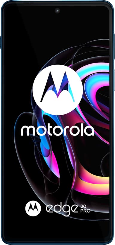 Motorola Edge 20 Pro - 5G smarttelefon 12/256GB (indigo vegan leather)