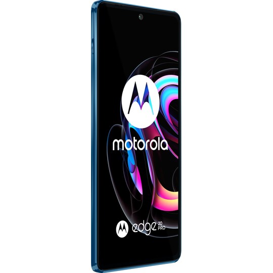 Motorola Edge 20 Pro - 5G smarttelefon 12/256GB (indigo vegan leather)