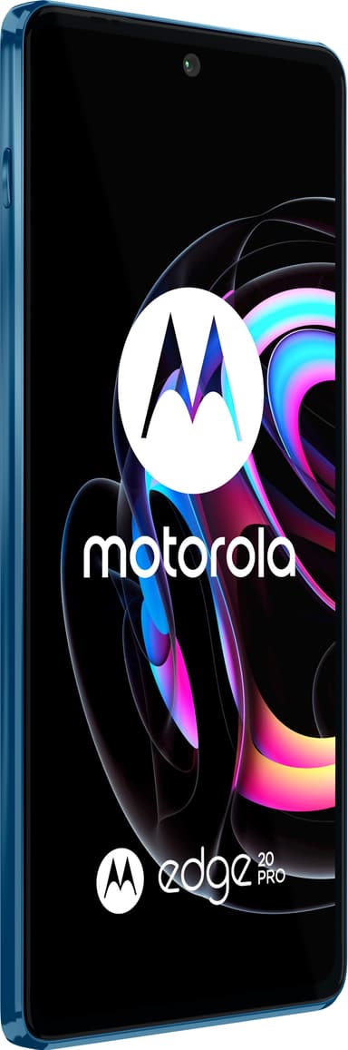 Motorola Edge 20 Pro - 5G smarttelefon 12/256GB (indigo vegan leather)