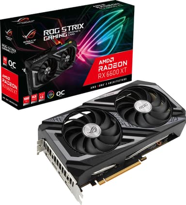 ASUS ROG Strix Radeon RX 6600 XT OC Edition 8GB GDDR6 grafikkort