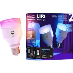 LIFX Nightvision LED-pære E27 (2-pakk)