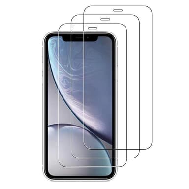 Skjermbeskytter iPhone XR herdet glass 3-pakke
