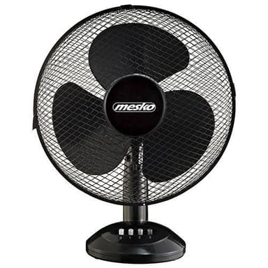 Mesko Fan MS 7310 Bordvifte, Antall hastigheter 3, 45 W, Oscillasjon, Diameter 40 cm, Svart