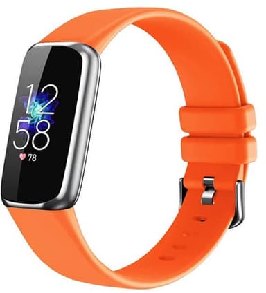 Fitbit Luxe silikon oransje armbånd